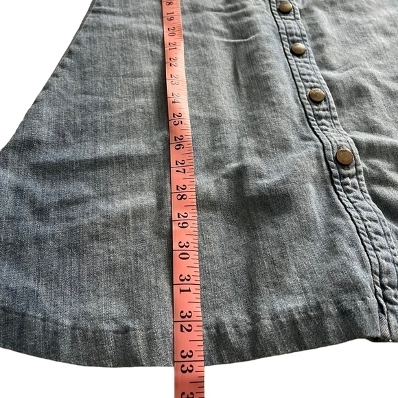 Gap Women's Denim A-Line Mini Dress Size 0 - Picture 8 of 9